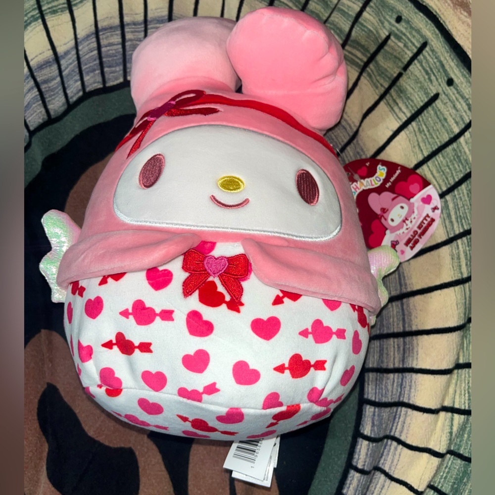 Squishmallows x Hello Kitty and Friends My Melody Valentine’s Day Plush NWT NEW